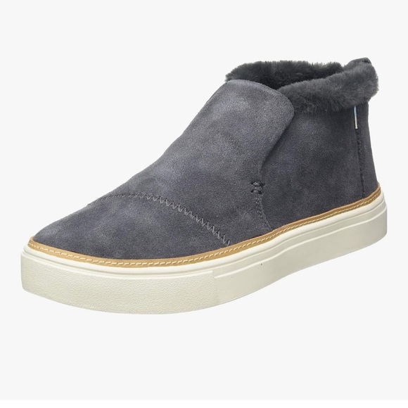 Toms Shoes - NWT Women's Tom’s Grey Suede Paxton Water Resistant Sneakers Size 6